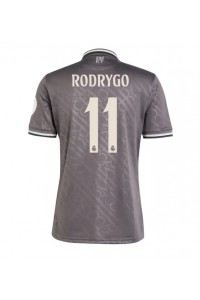 Fotbalové Dres Real Madrid Rodrygo Goes #11 Třetí Oblečení 2024-25 Krátký Rukáv